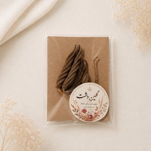 بهمن پیچ خشک طبیعی – شاخه مارپیچ (۴ عدد)