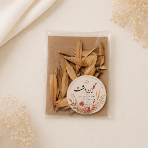 برگ ریز مینیاتوری خشک طبیعی – طیف قهوه‌ای کرم (۳ گرم)