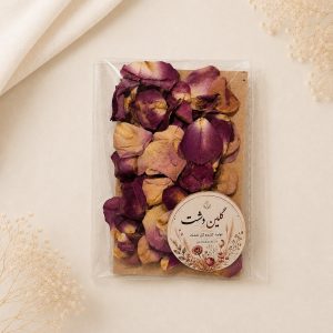 گلبرگ رز مینیاتوری خشک طبیعی – میکس یاسی بنفش صورتی (۲ گرمی)