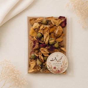 میکس گلبرگ و غنچه رز مینیاتوری خشک طبیعی - چند رنگ (۲ گرمی)