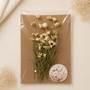 بابونه برجسته خشک طبیعی - شاخه بلند (۵ گرمی)