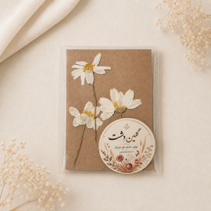 بابونه پرسی خشک طبیعی – شاخه‌کوتاه (۳ شاخه)
